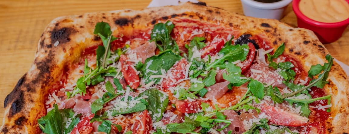 Prosciutto & arugula (personal)