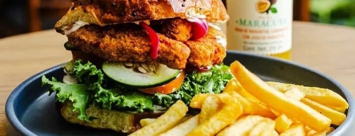 Beyond chicken burger