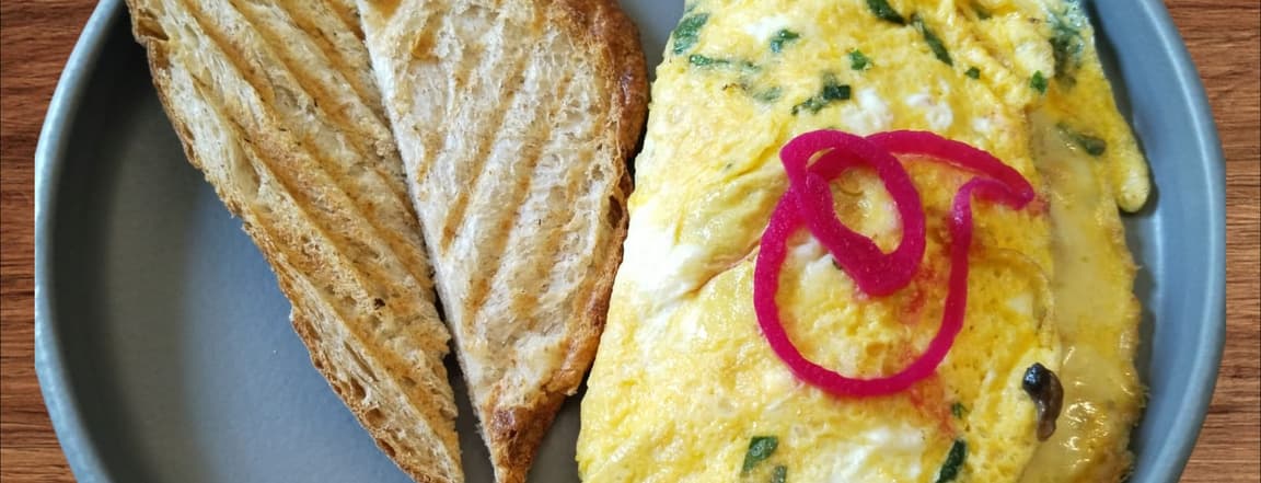 Tortilla de champiñones