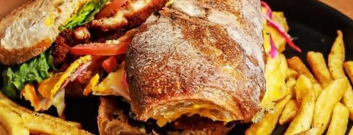 Sándwich de milanesa de pollo