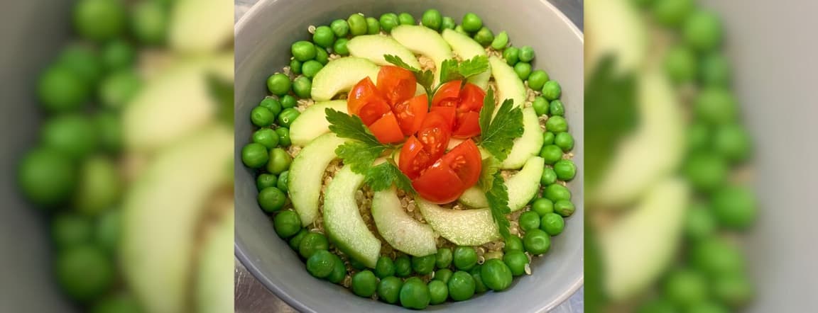Mediterranean quinoa bowl