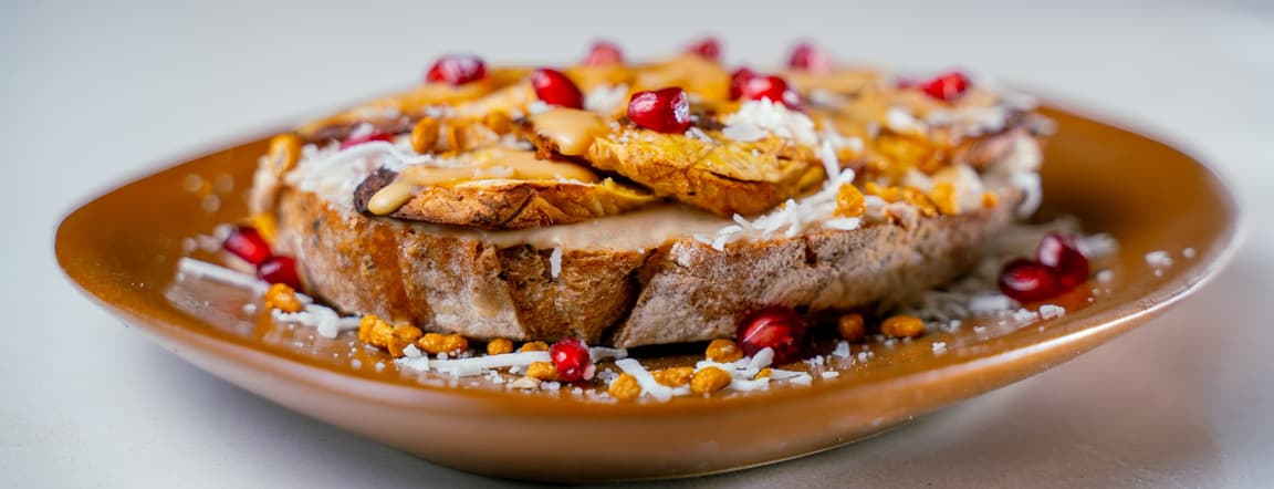 Banano toast (12gr protein)