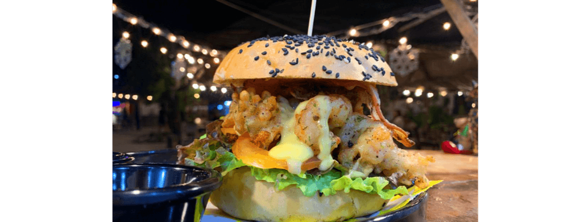 Burguer "shrimp garlic"