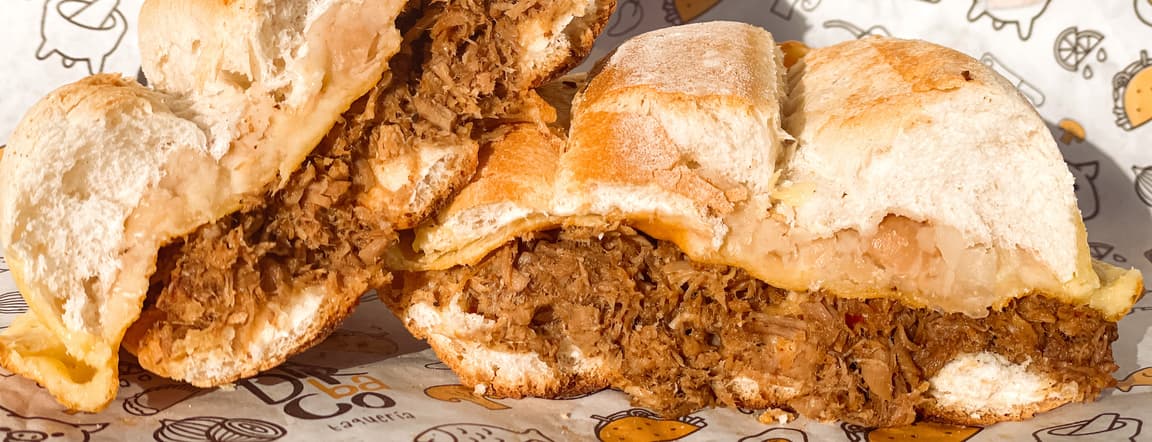 Combo torta barbacoa con queso