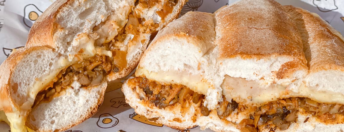 Torta hongos con queso
