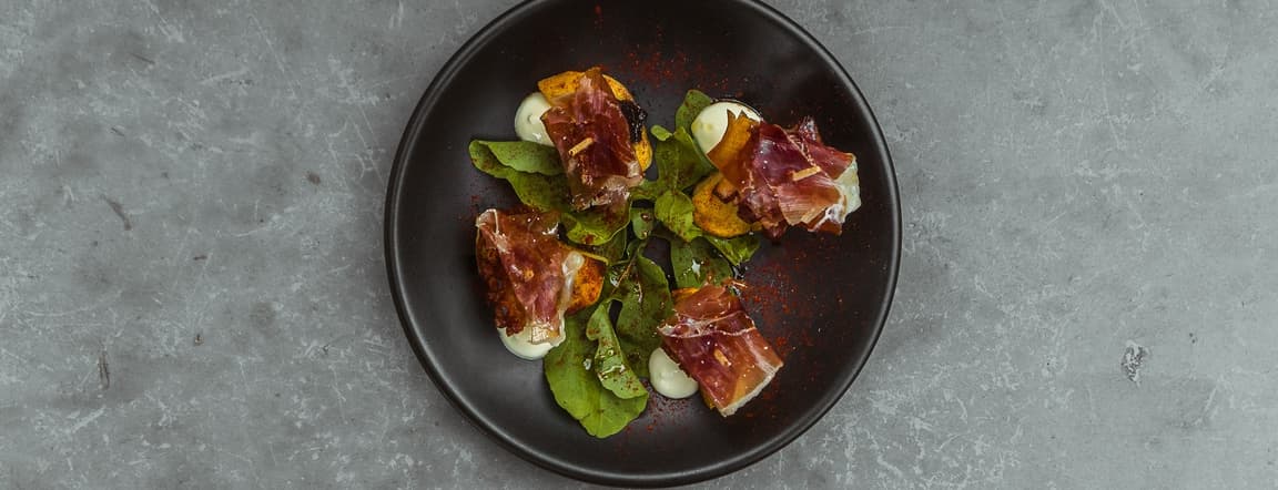 Galician octopus skewers with spanish ham (4pz)