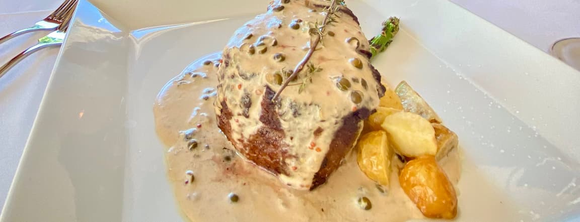 Filetto al pepe verde e brandy