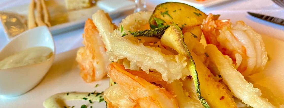 Frittura calamari e gamberi