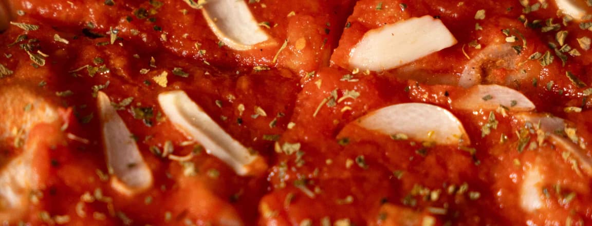 Focaccia marinara