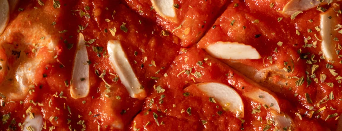 Focaccia marinara
