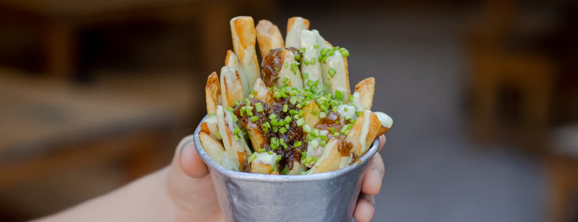 Blue cheese fries