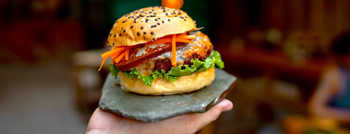 Buffalo chicken burger