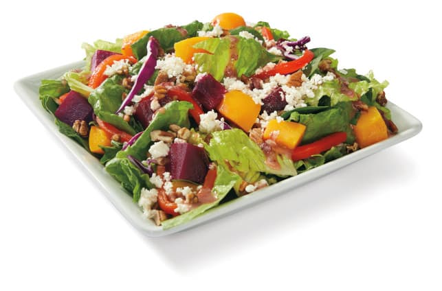 Peach and beet salad