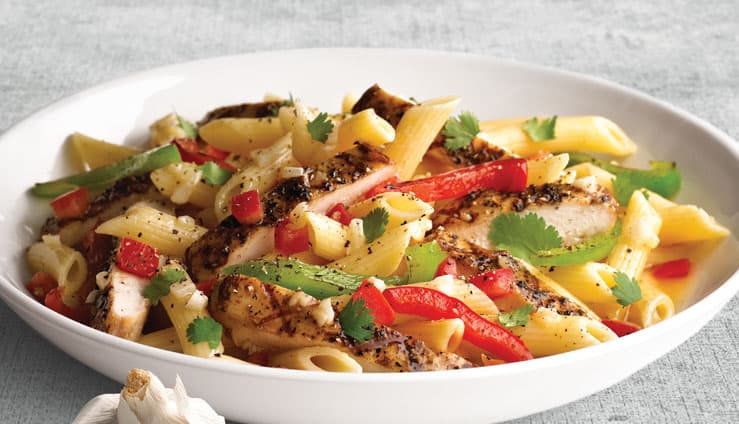 Veggie chicken pasta