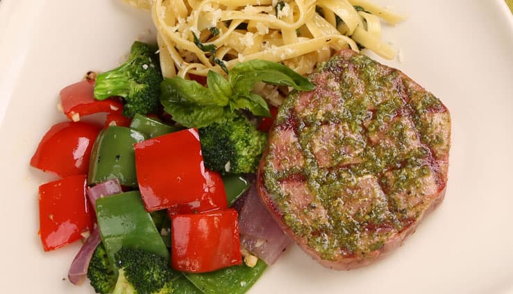 Victoria's tuna steak