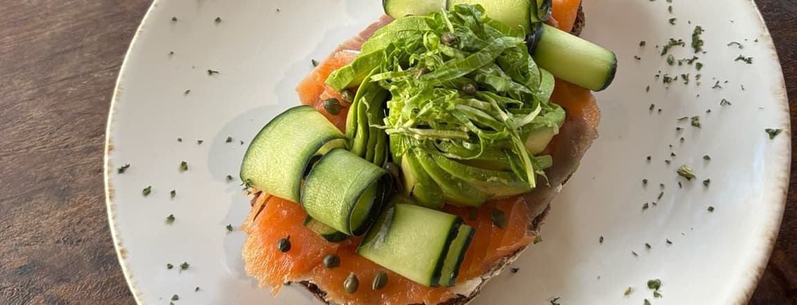 Salmón toast