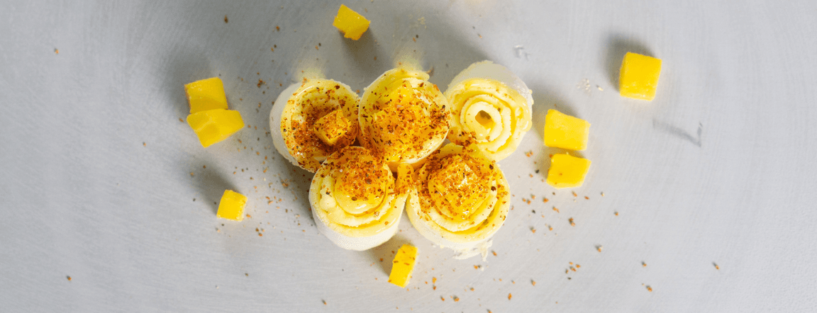 Mango ice cream roll