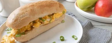 Omelette sandwich