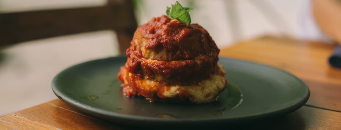 Eggplant parmiggiana
