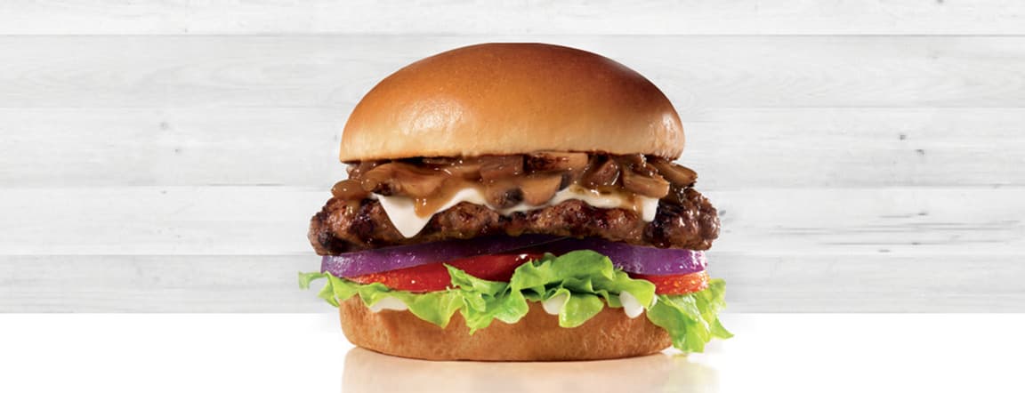 Portobello mushroom big angus burger