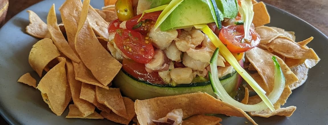 Mexican style ceviche