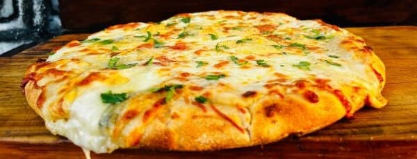 Five cheese pizza
