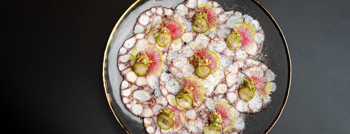 Carpaccio di polpo