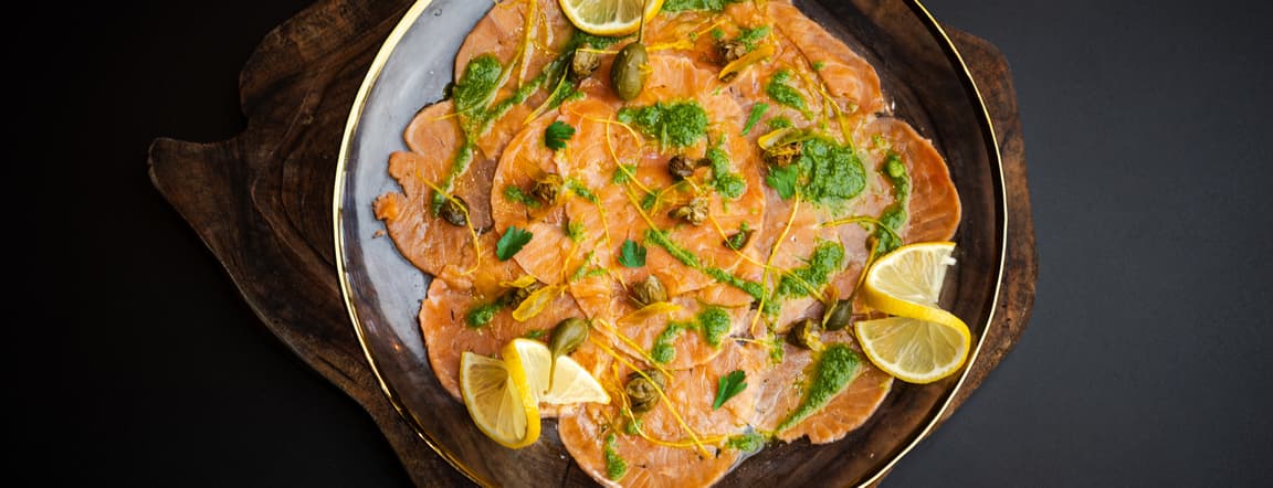 Carpaccio di salmone
