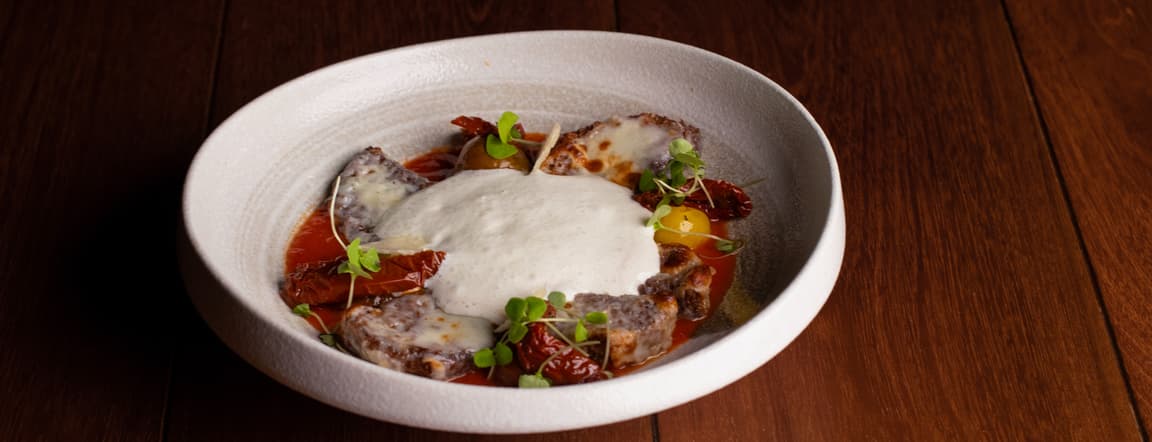 Melanzana parmigiana frita