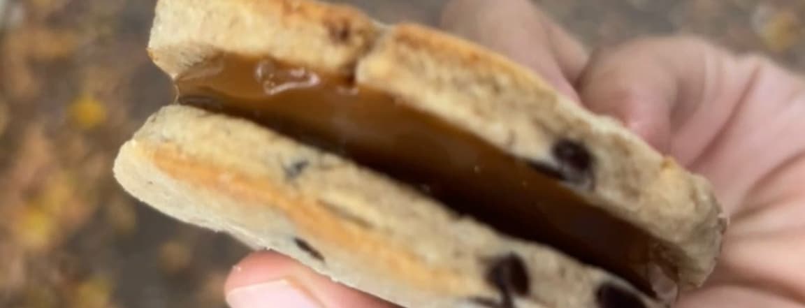 Alfajores de chispas de chocolate