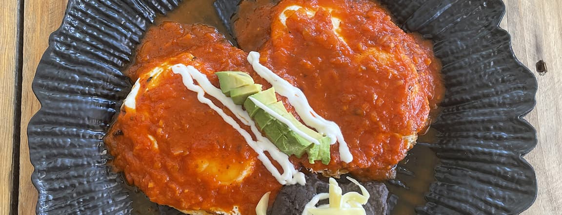 Rancheros eggs