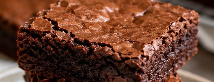 Classic fudge brownie