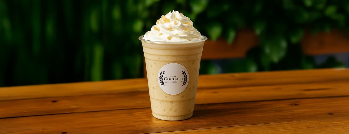 Frappé de arroz con leche