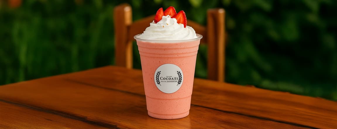 Frappé de fresa