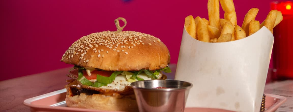 2 Premium burgers