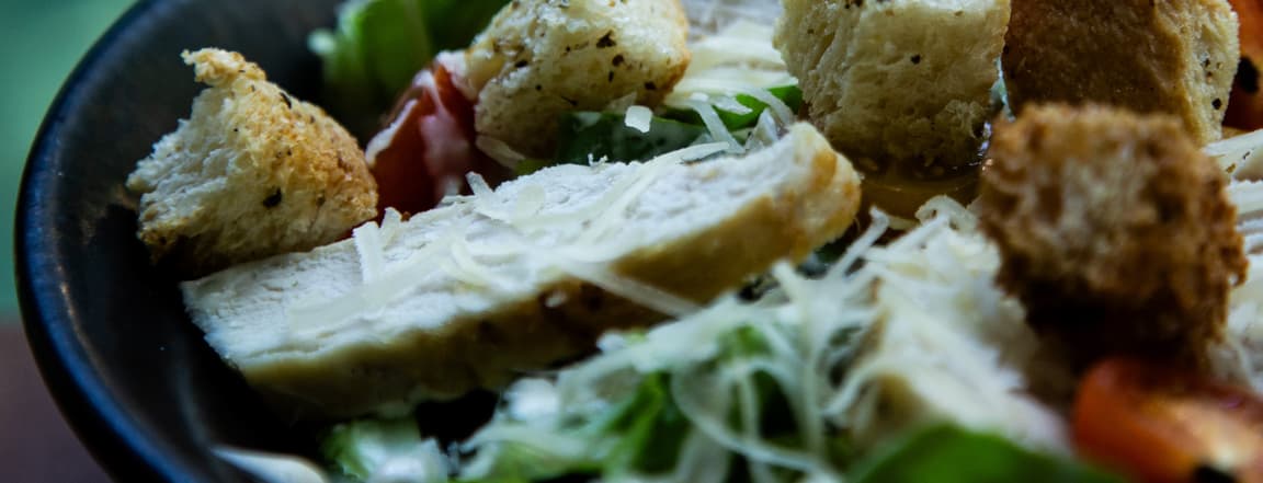 Traditional caesar salad