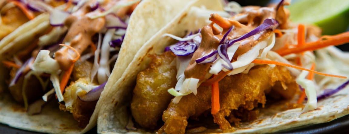 Tacos baja california style