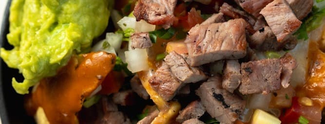 Arrachera nachos