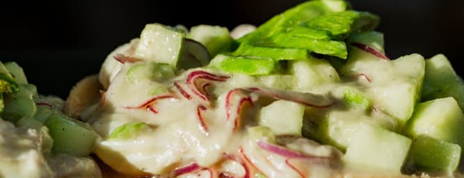 Shrimp tostada 2 pzas