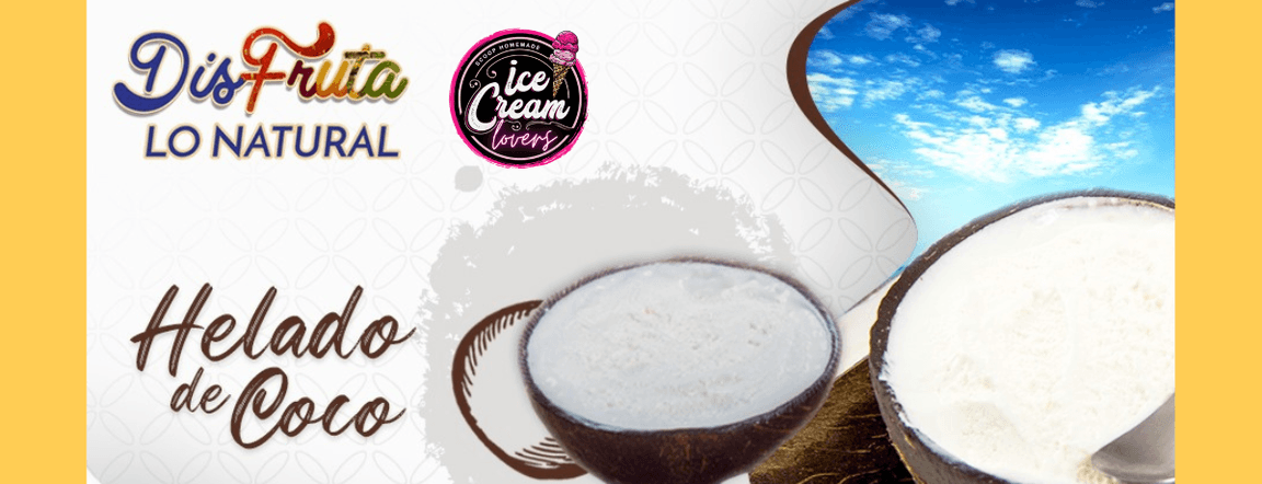 Coconut ice cream