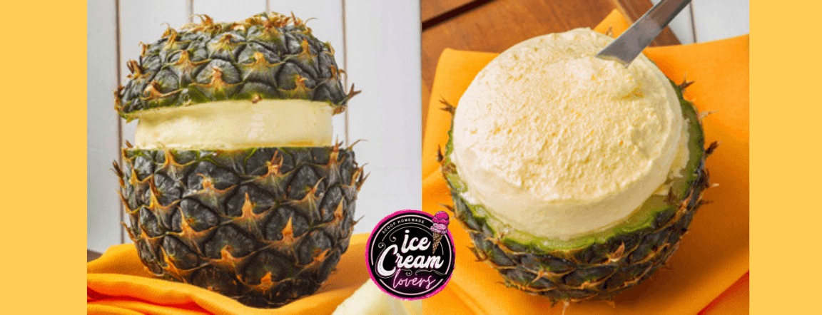 Pineapple ice cream