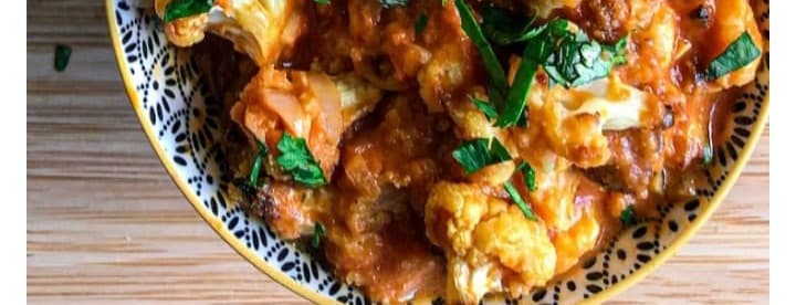 Cauliflower tikka masala
