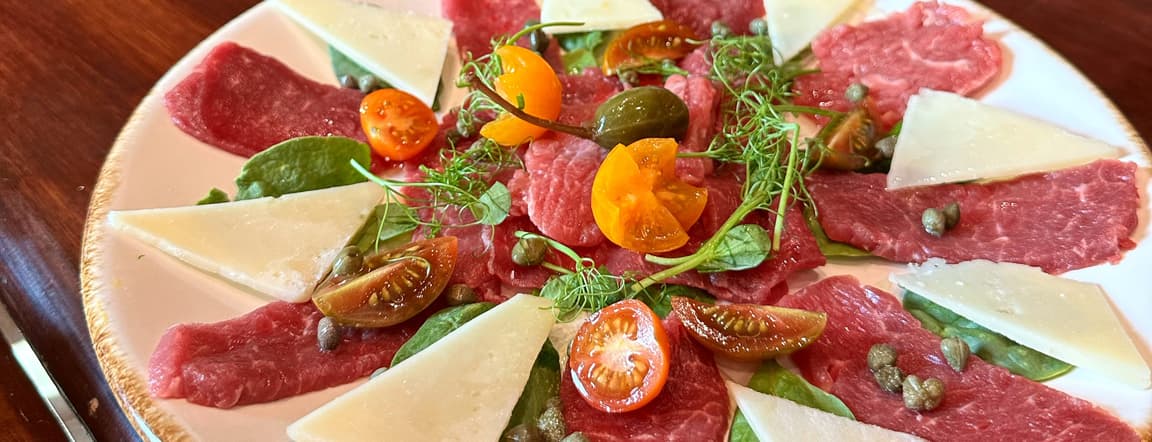Beef carpaccio
