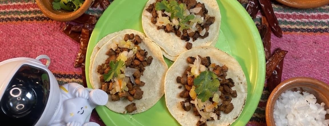 Taco carne enchilada(cerdo)