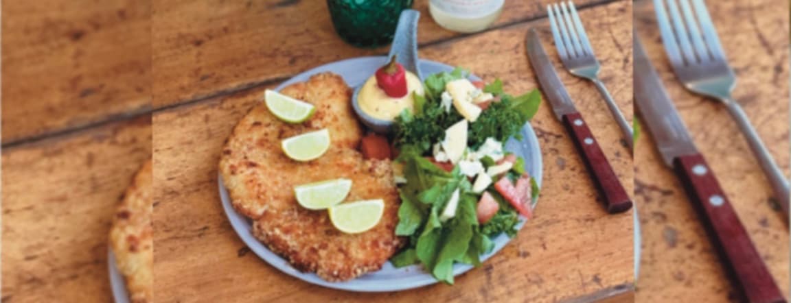 Chicken milanesa
