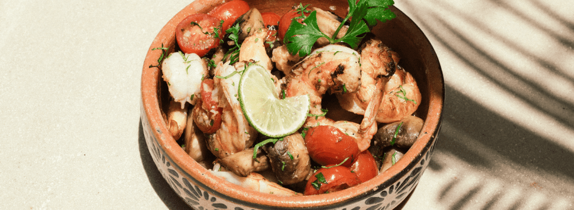 Tekio wine shrimps