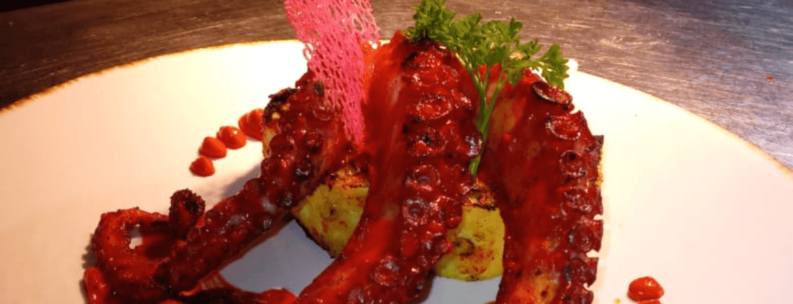 Grilled octopus