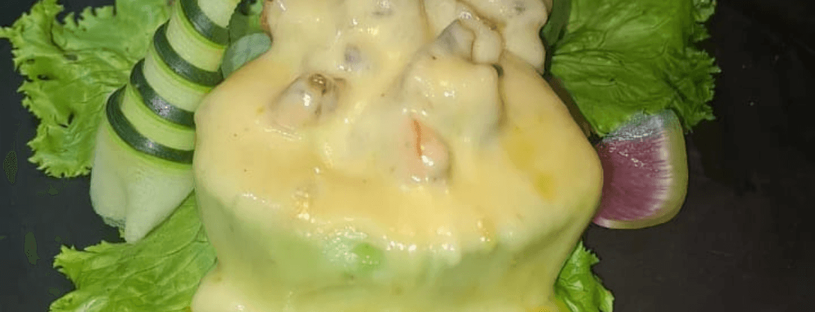 Shrimp stuffed avocado