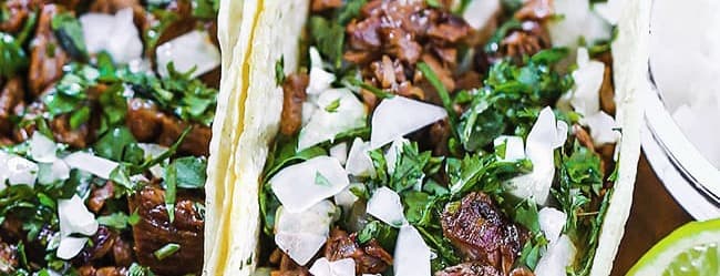 Taco ranchero corn tortilla