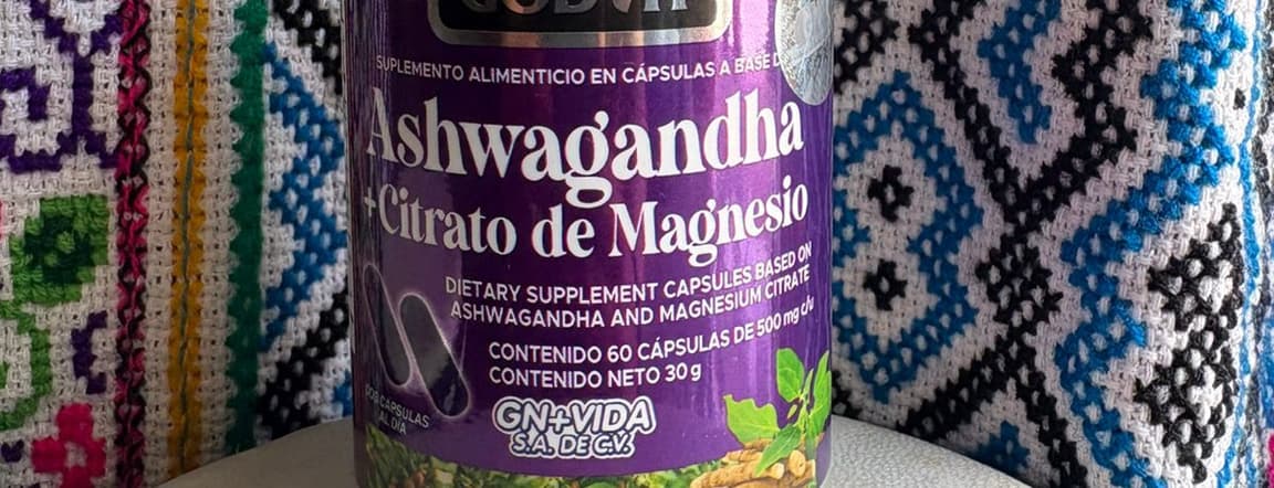 Ashwagandha with magnesium citrate capsules c/60